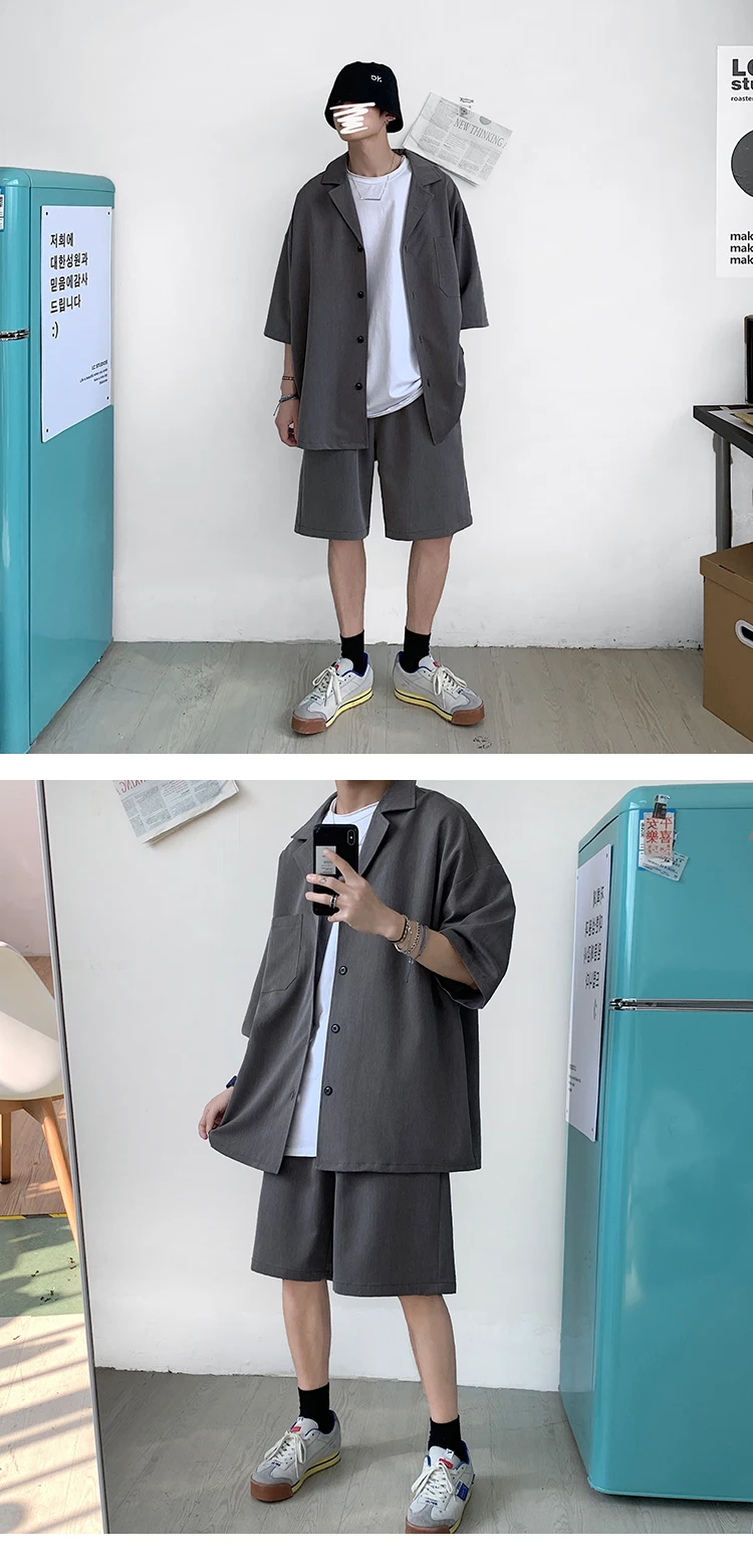 Korean Style Clothing Set for Men