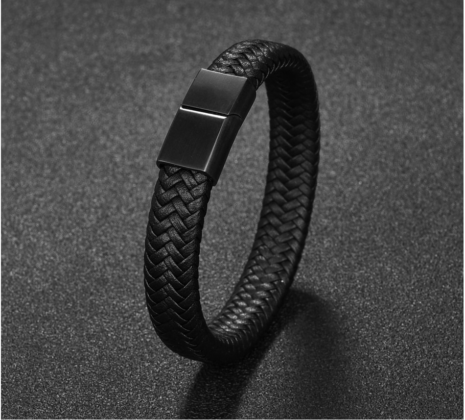 Men's Simple Leather Bracelet