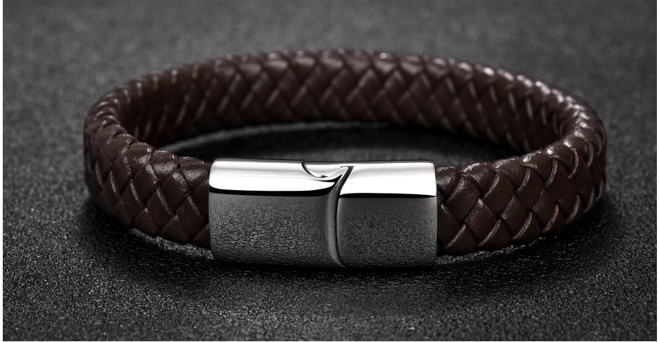 Men's Simple Leather Bracelet