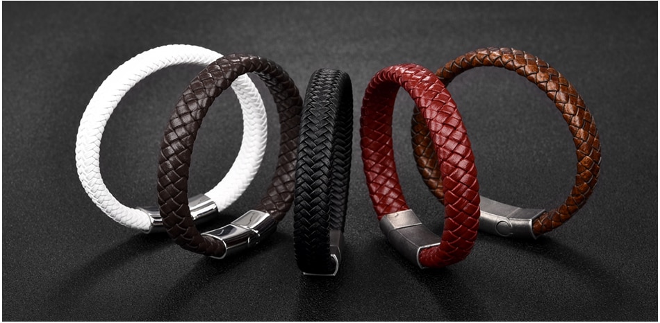 Men's Simple Leather Bracelet