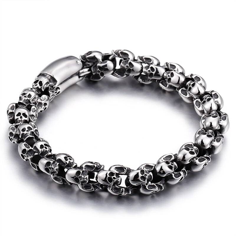 Men's Skulls Shaped Bracelet