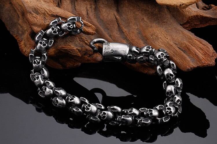 Men's Skulls Shaped Bracelet